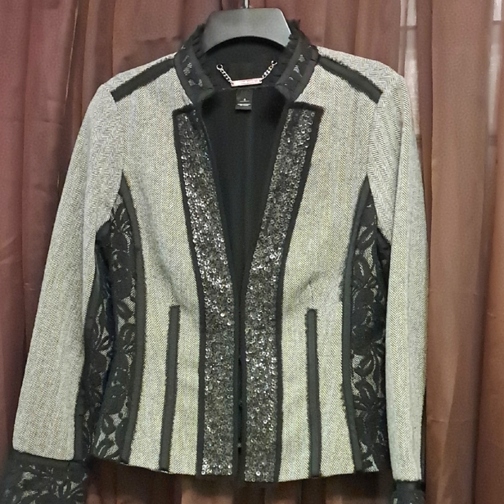 Black Market/White House Formal/Fun Embellished Jacket